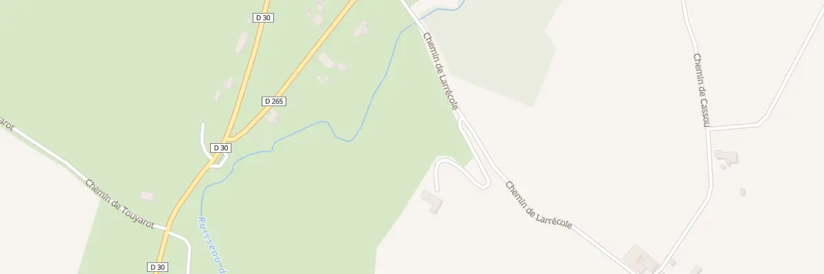 Plan du 4 Cami de Larrécole à Narp
