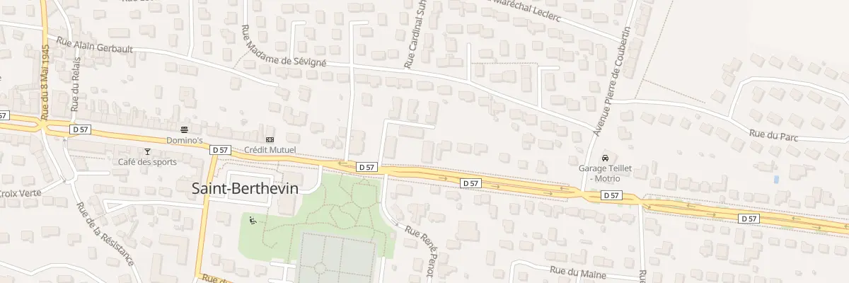 Plan du 7 Av Général Charles de Gaulle à Saint-Berthevin