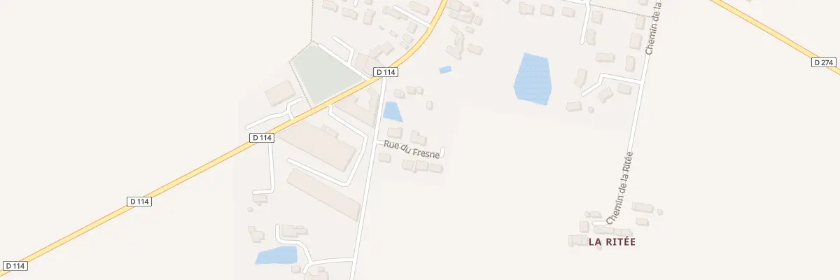 Plan du 3 Rue du Fresne à Prée-d’Anjou