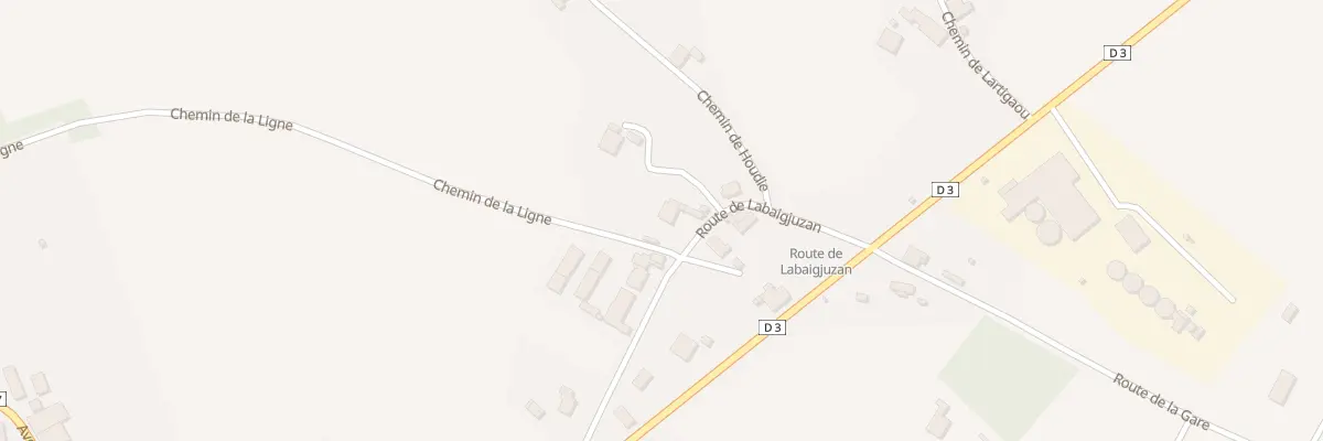 Plan du 249 Rte de Labaigjuzan à Pomarez