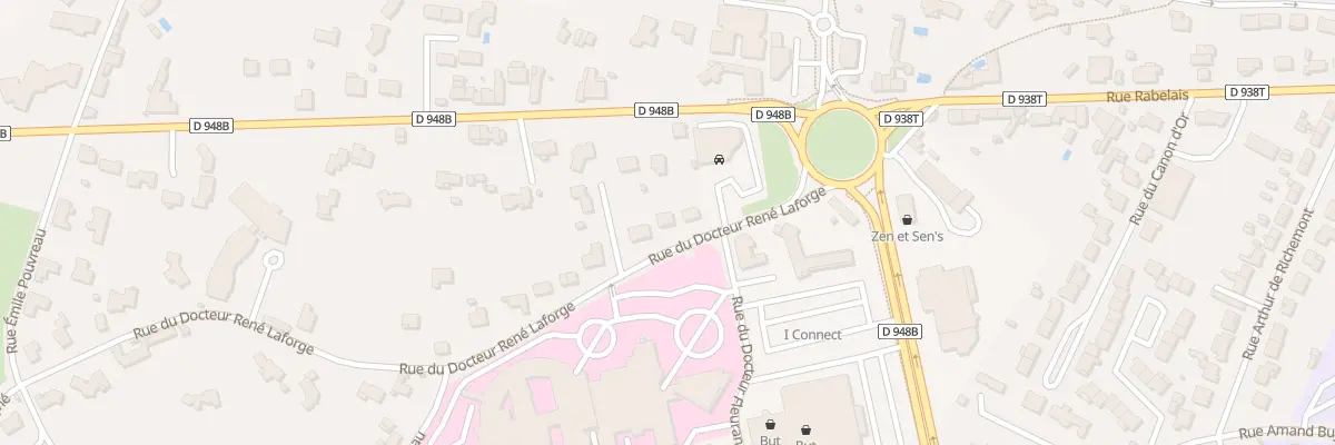 Plan du 10 Rue du Docteur Rene Laforge à Fontenay-le-Comte