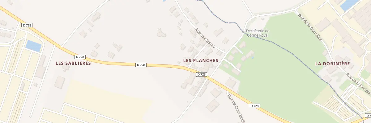 Plan du 18 Rte de l’Océan à Balanzac