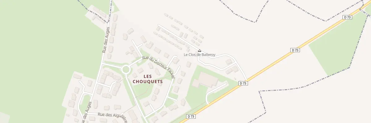 Plan du 16 Rue du Docteur Fauvel Balleroy à Balleroy-sur-Drôme