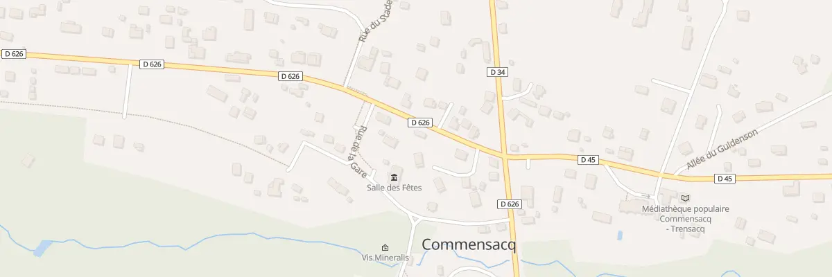 Plan du 95 Rte de Labouheyre à Commensacq