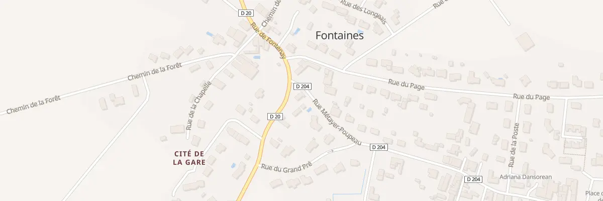 Plan du 1 Rue de l’ormeau à Doix lès Fontaines