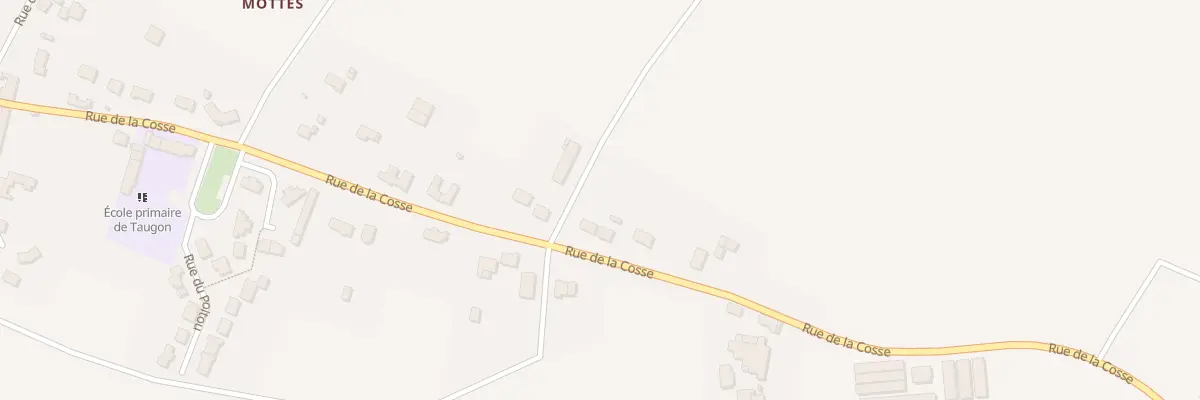 Plan du 40 Rue de la Cosse à Taugon
