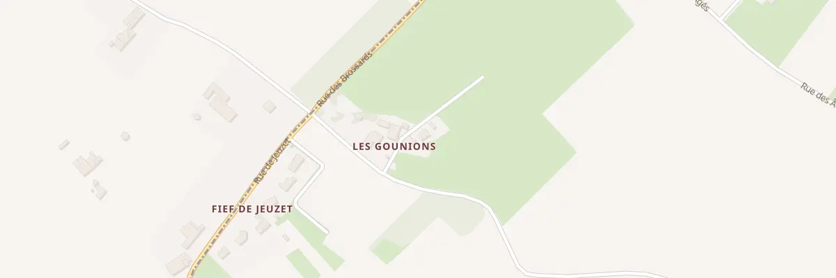 Plan du 1 Imp des Gougnons à Soulignonne