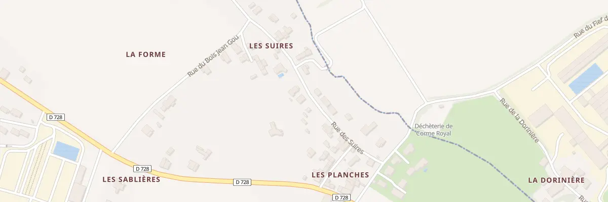 Plan du 24 Rue des Suires à Balanzac