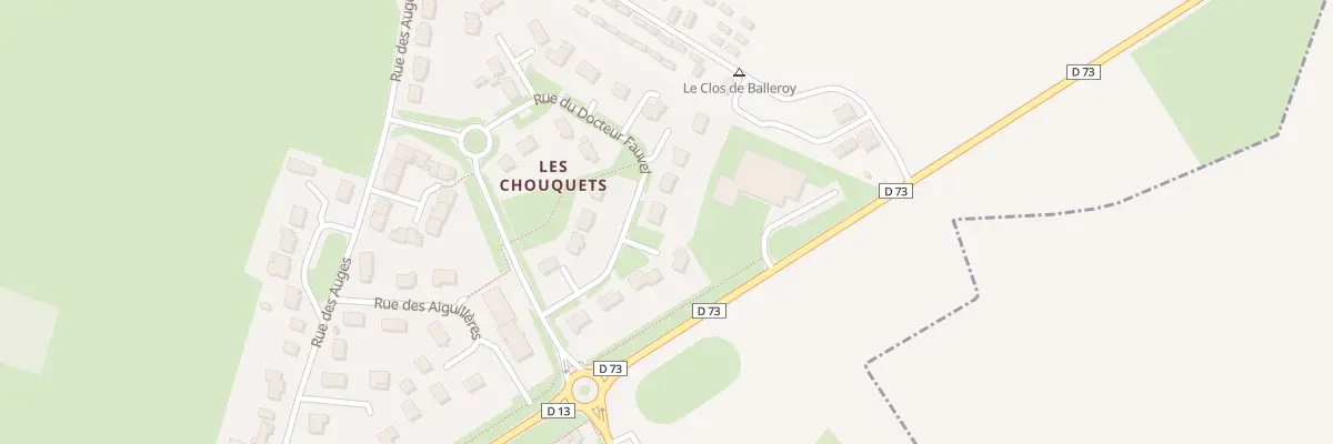 Plan du 10 Rue du Docteur Fauvel Balleroy à Balleroy-sur-Drôme