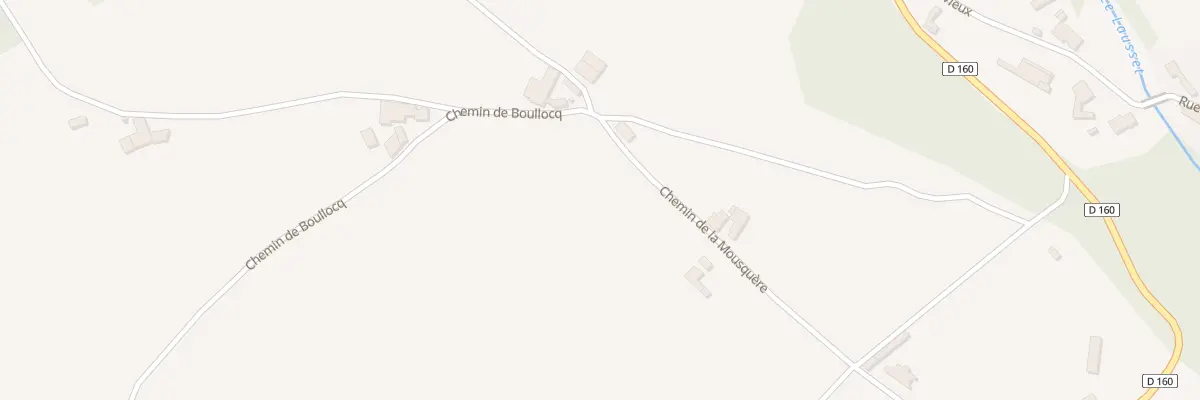 Plan du 14 Che de la Mousquère à Araujuzon