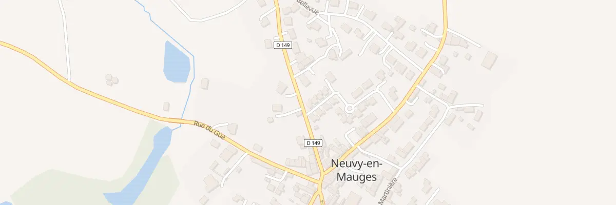 Plan du 20 Rue des Bleuets de Neuvy à Chemillé-en-Anjou