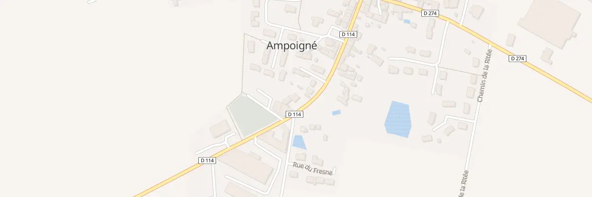 Plan du 5036A Rue de l’Anjou Ampoigne à Prée-d’Anjou