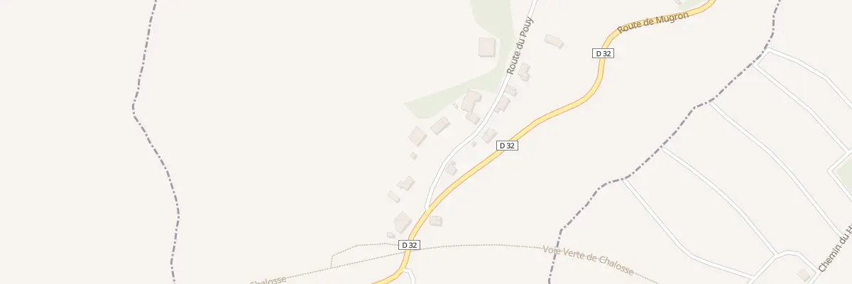 Plan du 73 Rte du Pouy à Nousse
