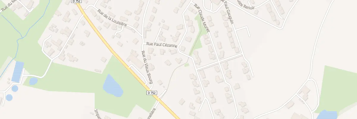 Plan du 22 Rue paul cézanne à Pouzauges