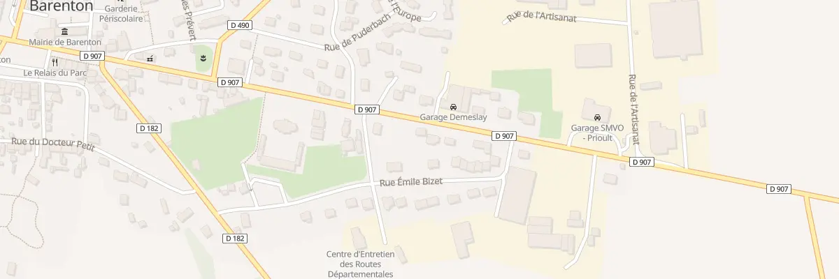 Plan du 366 Rue du Pdt John Kennedy à Barenton