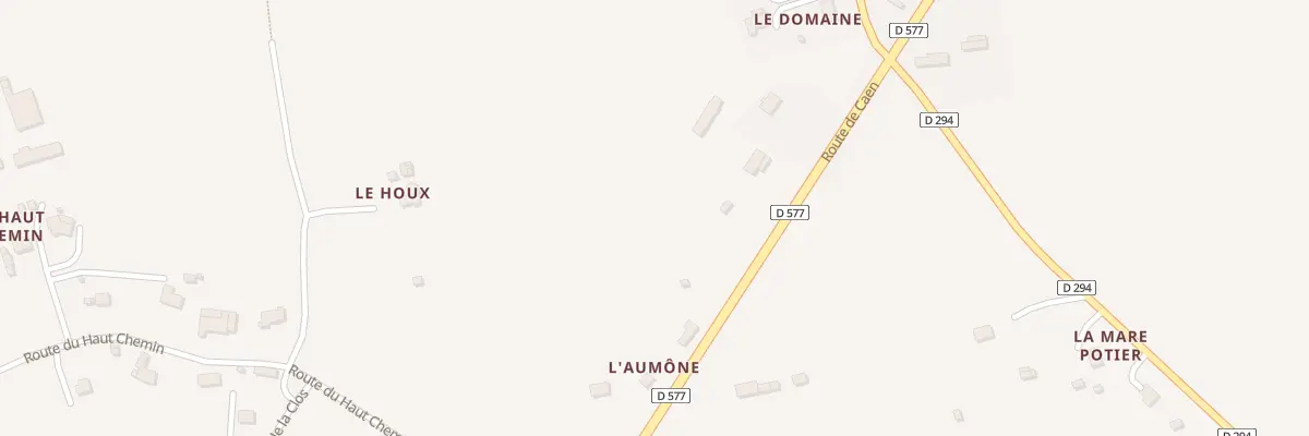Plan du 33 Rte de Caen - Beaulieu à Souleuvre en Bocage