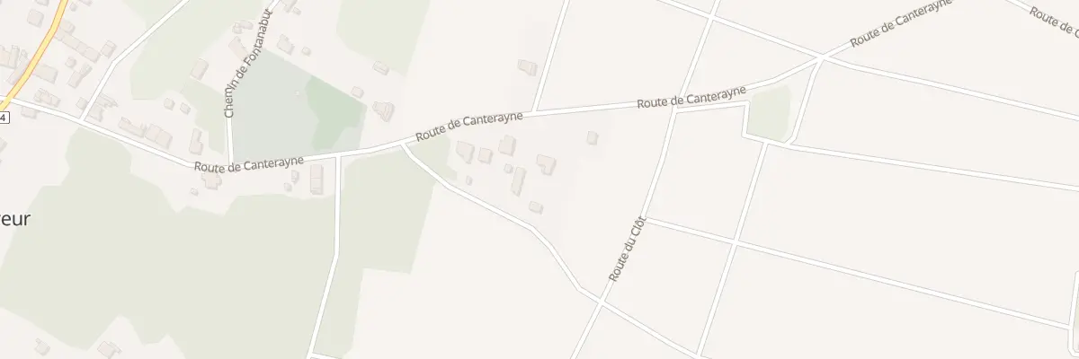 Plan du 22 Rte de Canterayne à Saint-Sauveur