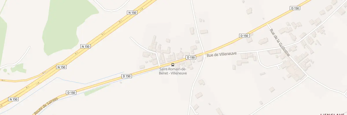 Plan du 11 Rte de Saintes à Saint-Romain-de-Benet