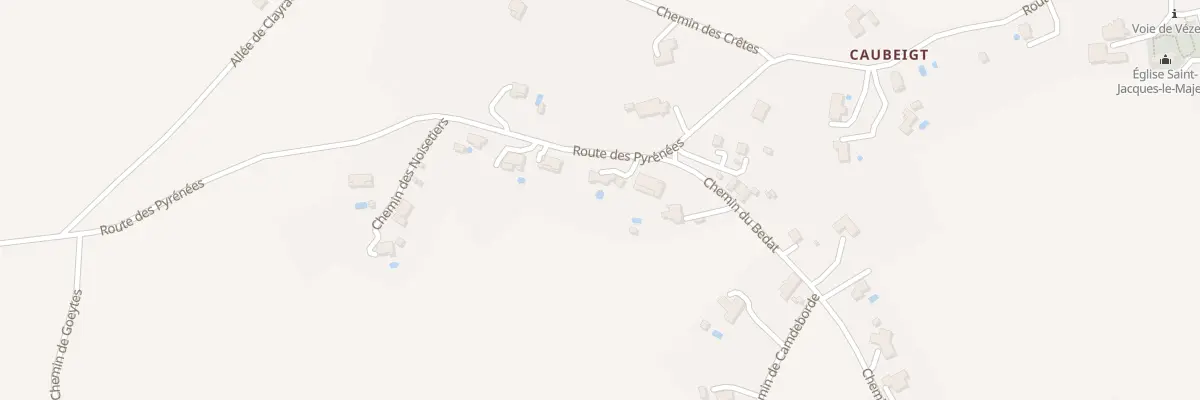 Plan du 495 Rte des Pyrénées à Lanneplaà
