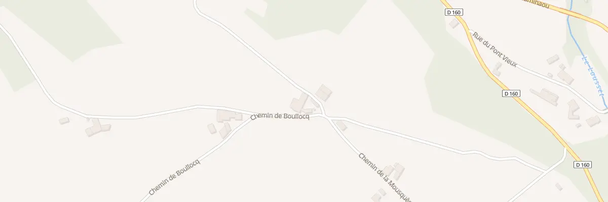 Plan du 15 Che de la Mousquère à Araujuzon