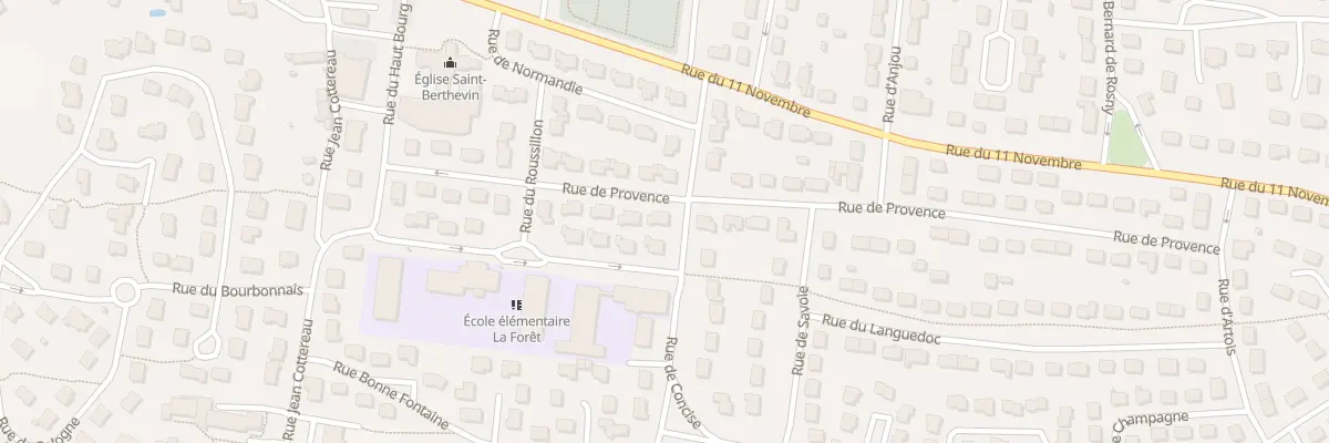 Plan du 24 Rue de Provence à Saint-Berthevin