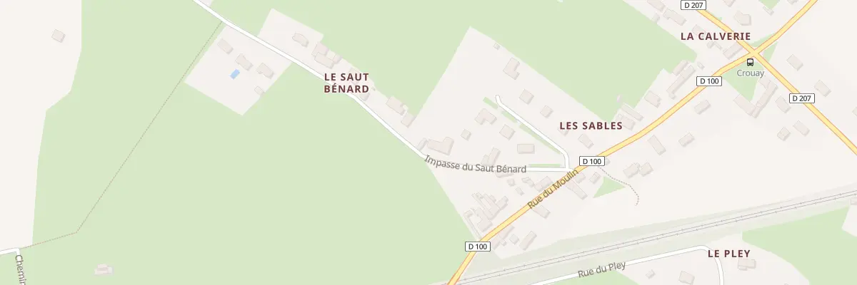 Plan du 164 Imp du Saut Benard à Crouay