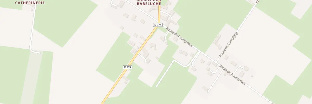 Plan du 5358F Carrefour Babluche au Tronquay