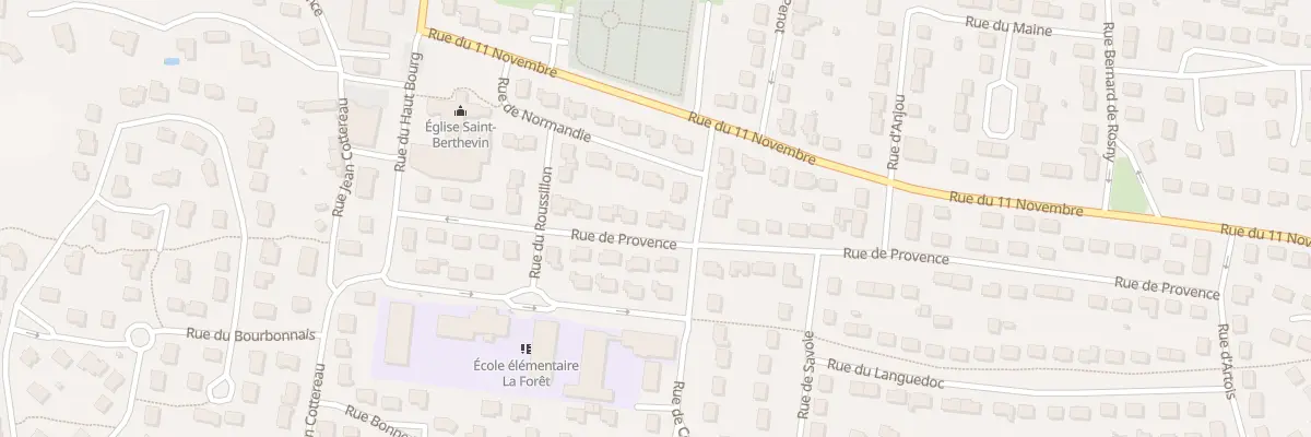 Plan du 23 Rue de Provence à Saint-Berthevin