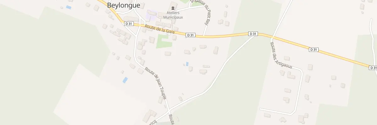 Plan du 2B Bourg à Beylongue