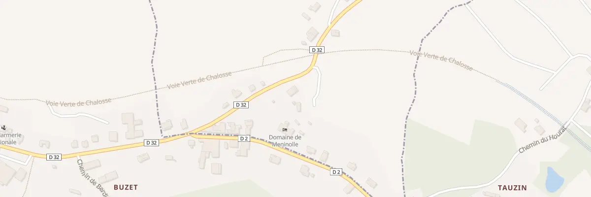 Plan du 198 Rte de Mugron à Nousse