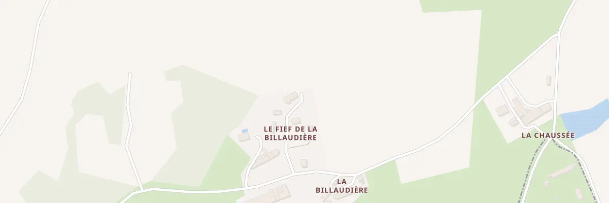 Plan du 5336 La Billaudière à Bourneau