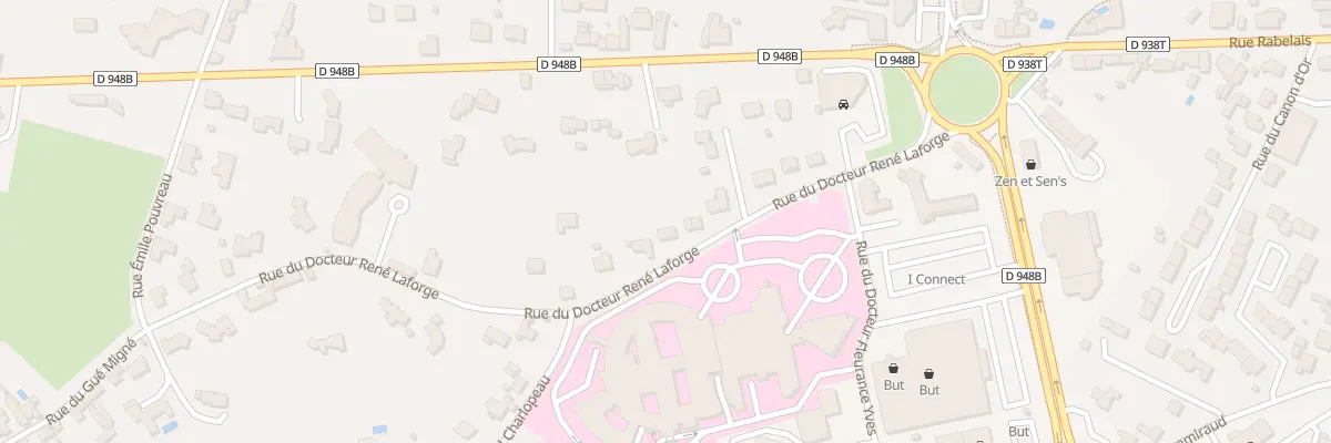 Plan du 22 Rue du Docteur Rene Laforge à Fontenay-le-Comte