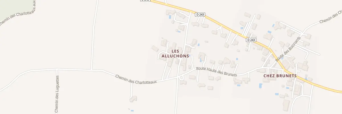 Plan du 1 Imp des Alluchons à Grézac