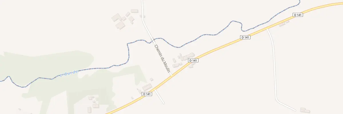 Plan du 2 Che du Moulin à Saint-Aubin-Fosse-Louvain