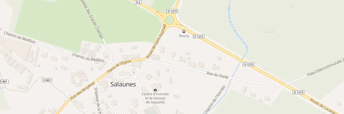 Plan du 6B Rte de Saint-Raphaël à Salaunes