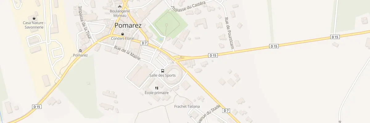 Plan du 26 Av du Béarn à Pomarez