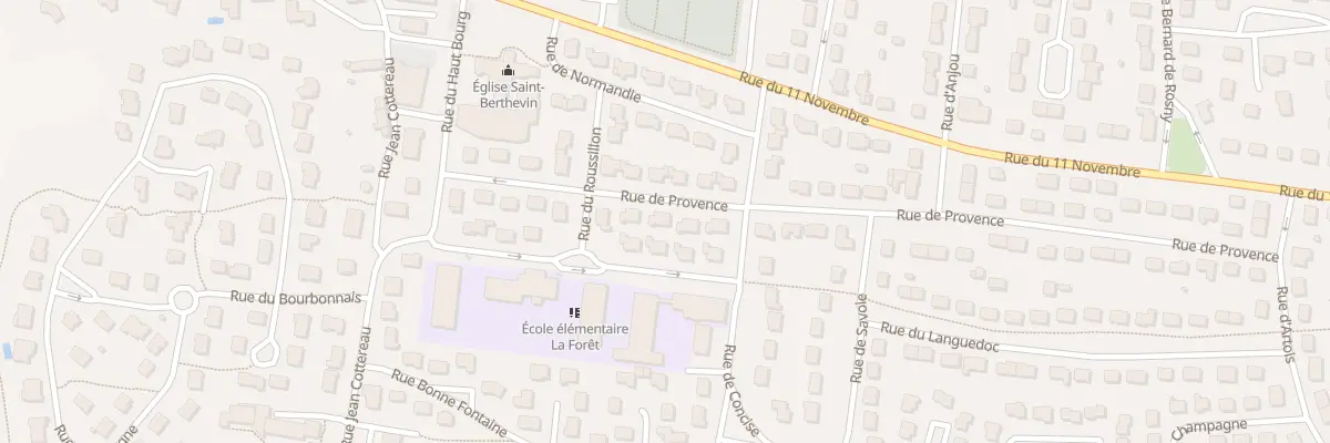 Plan du 18 Rue de Provence à Saint-Berthevin