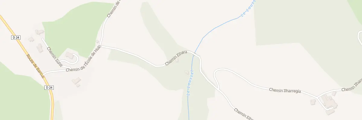 Plan du 250 Che Eihera à Chéraute