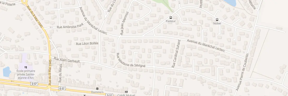 Plan du 6 Rue Chateaubriand à Saint-Berthevin