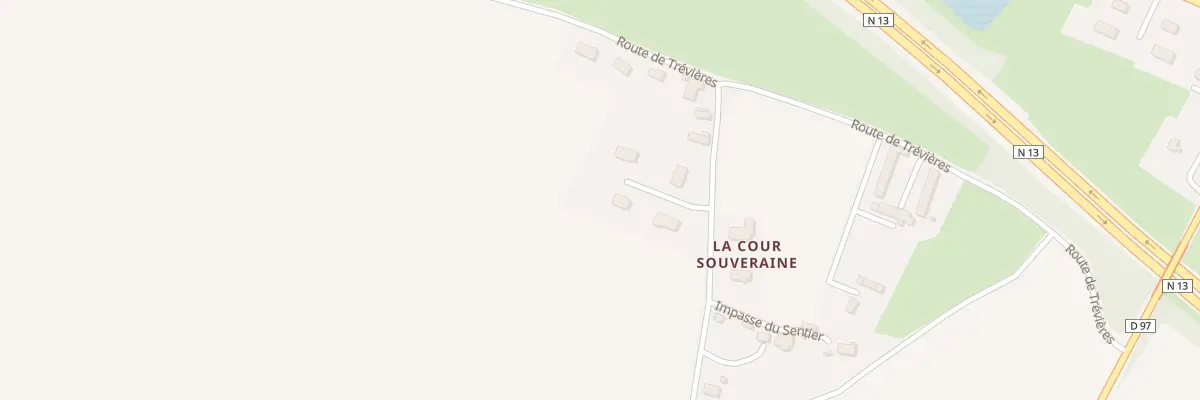 Plan du 3 Rue des Rouges Terres à Mosles