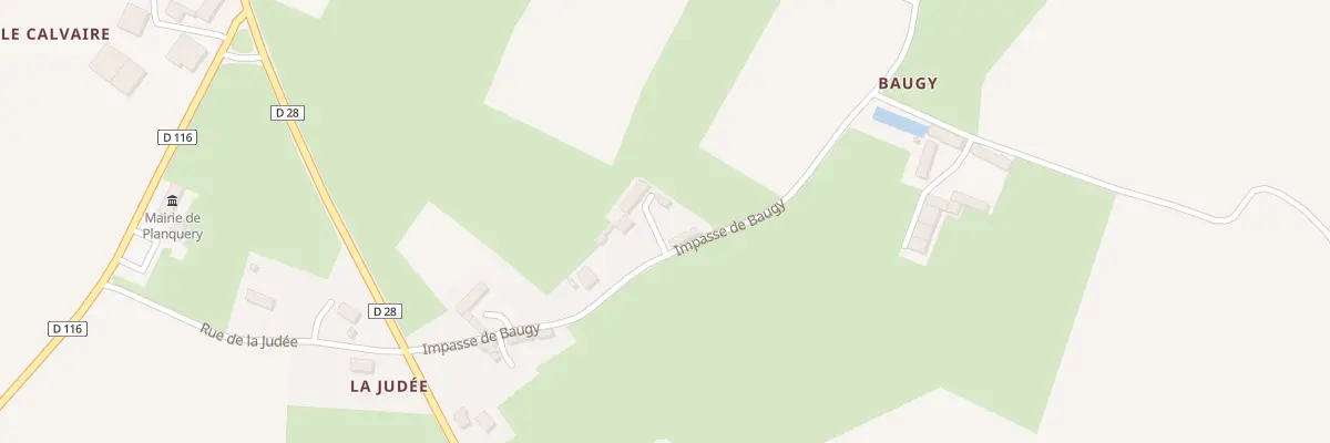 Plan du 5043 Baugis à Planquery