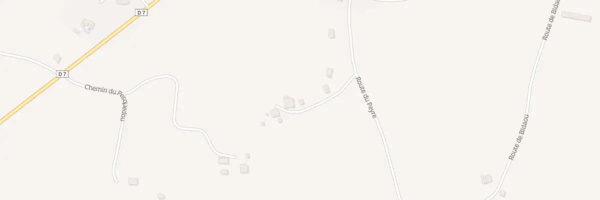 Plan du 16 Rte du Peyre à Audon