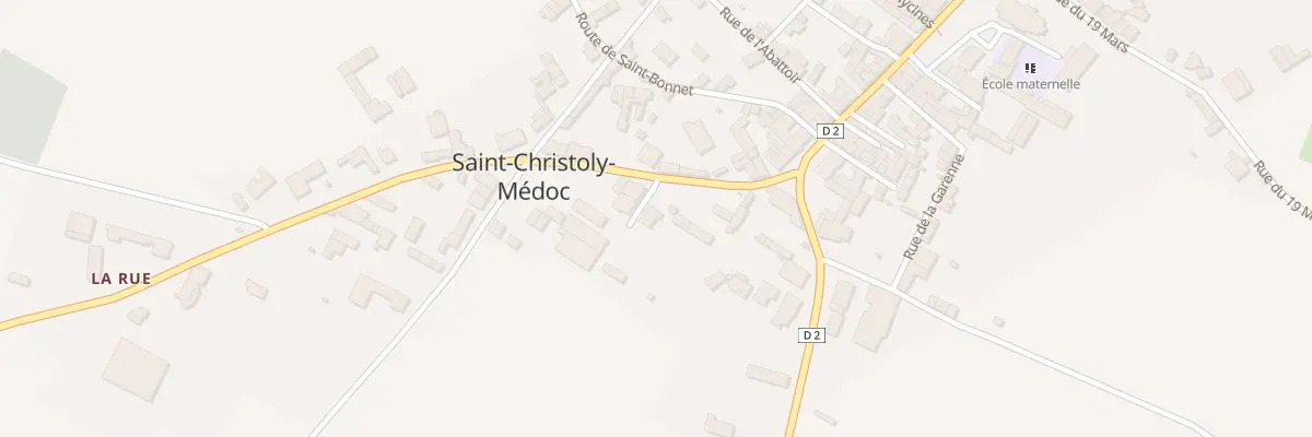 Plan du 8 Rte de Lesparre à Saint-Christoly-Médoc