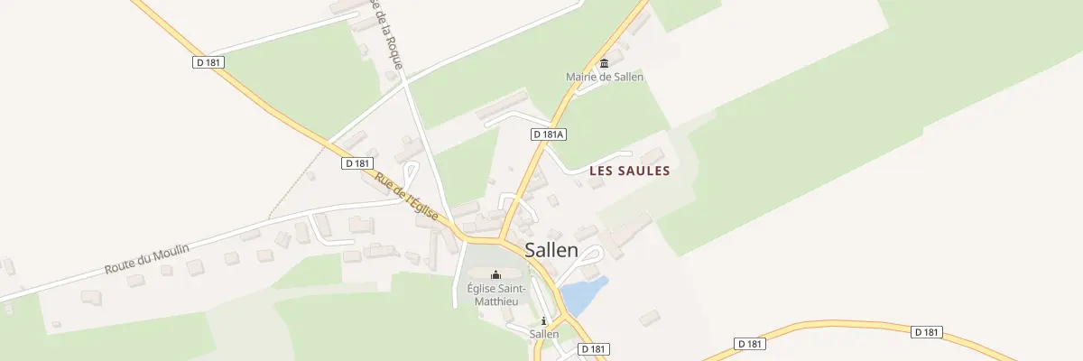 Plan du 5144F Le Bourg à Sallen