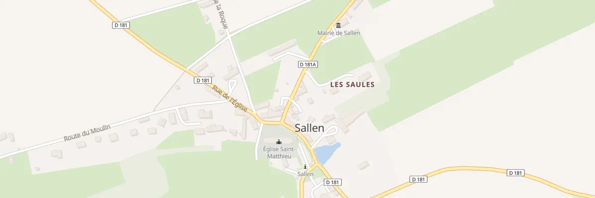 Plan du 46 Rue de la Mairie à Sallen