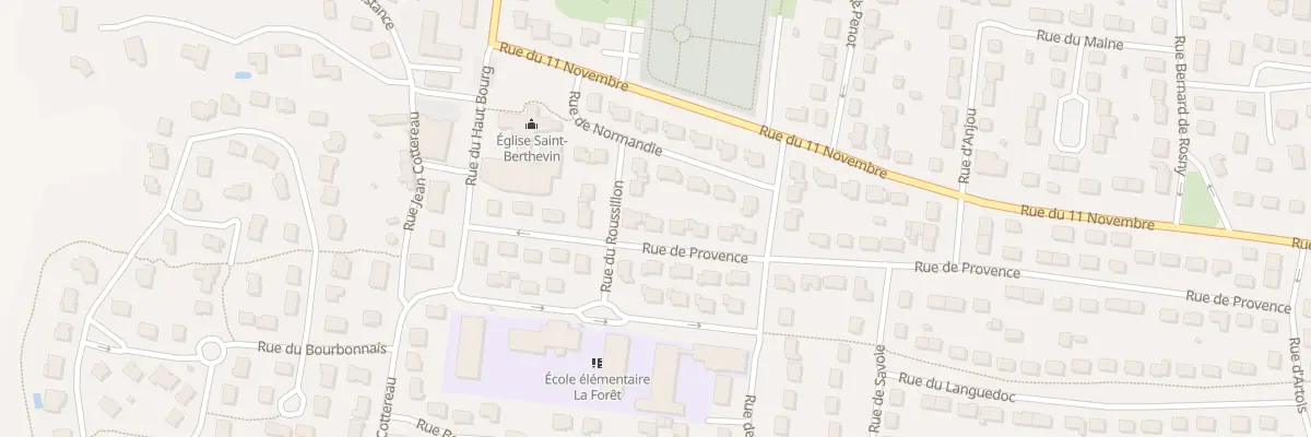Plan du 15 Rue de Provence à Saint-Berthevin