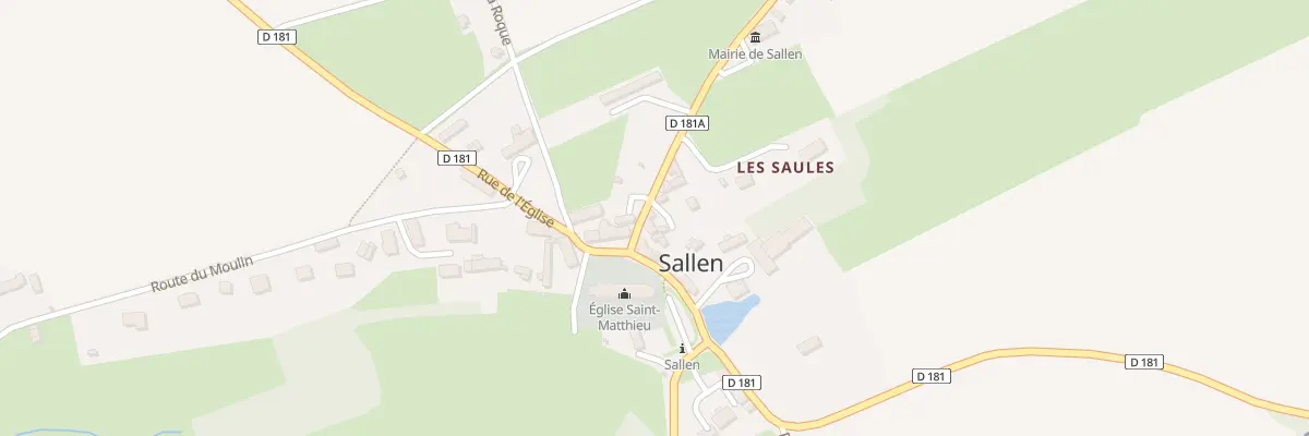 Plan du 5020 Le Bourg à Sallen