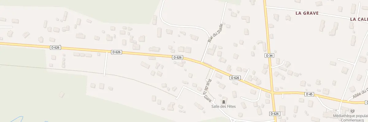 Plan du 255 Rte de Labouheyre à Commensacq