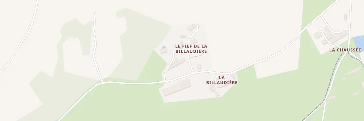 Plan du 5258 La Billaudière à Bourneau