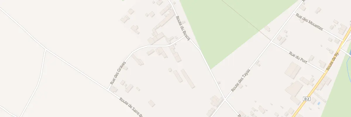 Plan du 3 Rte du Bosq à Saint-Christoly-Médoc